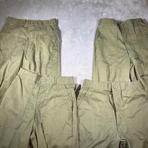 Vintage Military Pants Men 30x35 Fits 26x34 Green OG 507 Trousers 80s Lot of 4